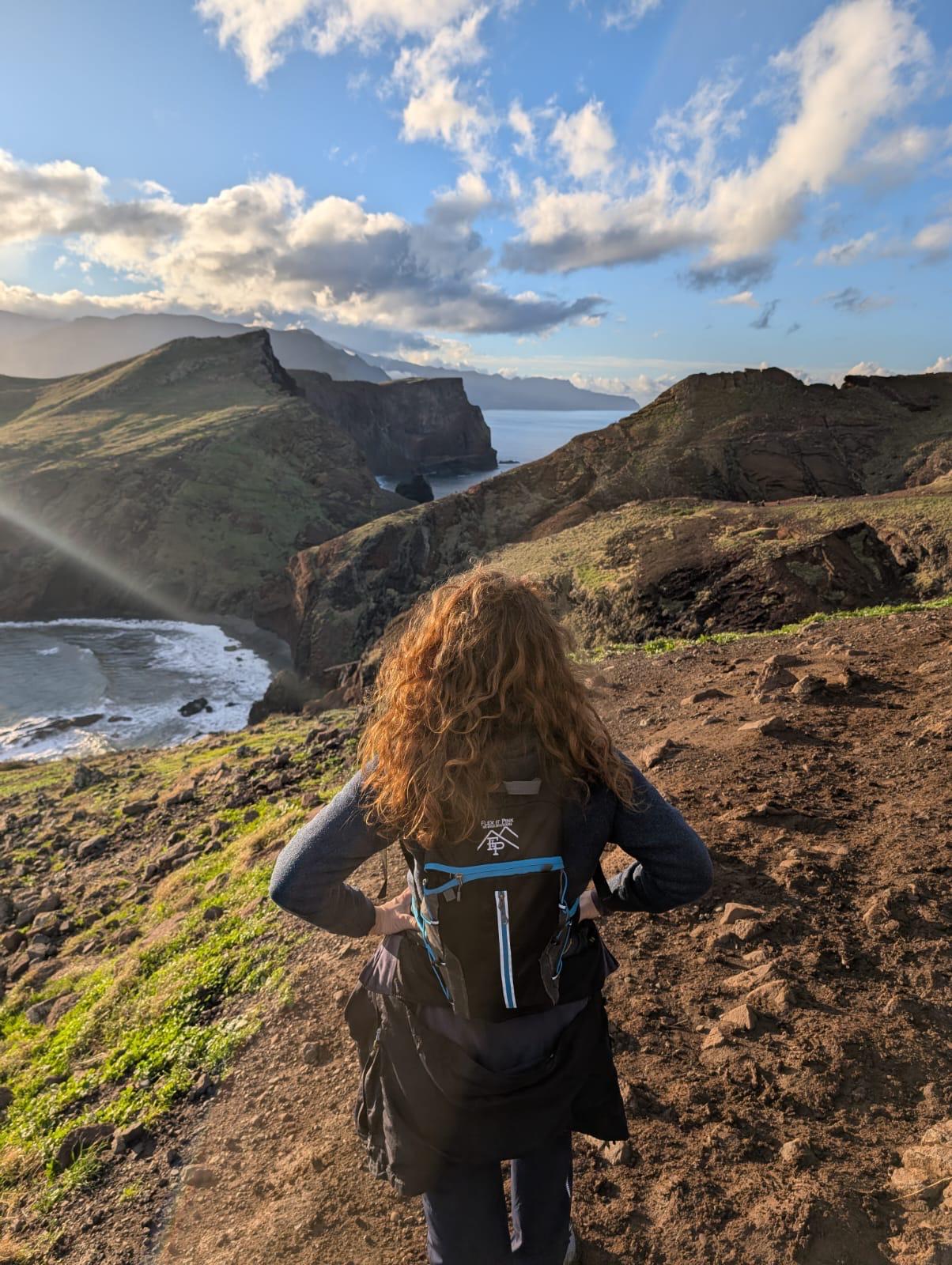 Paula hiking
