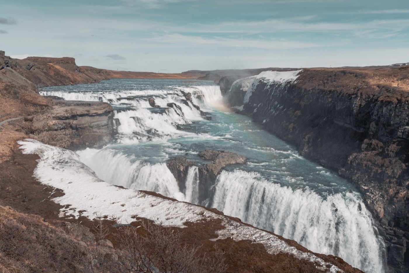 Geysir and Gullfoss Golden Circle Iceland northern lights tour